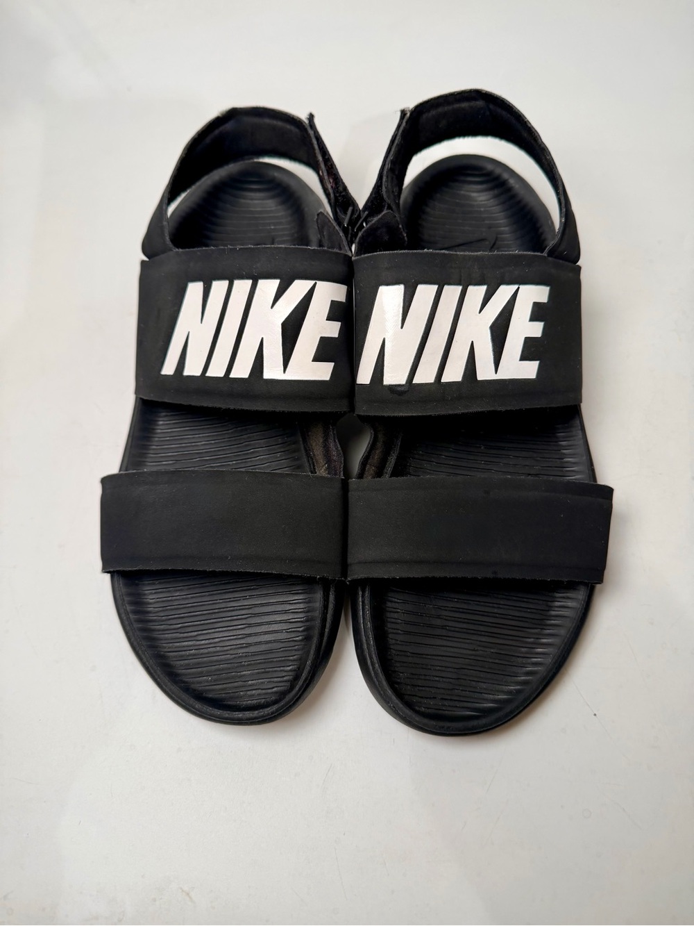 Nike Tanjun Sandal Black/White 882694-001 Women's Shoes Size 8